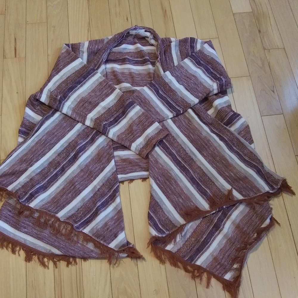 Peyton Primrose open cardigan sweater boho size 3X